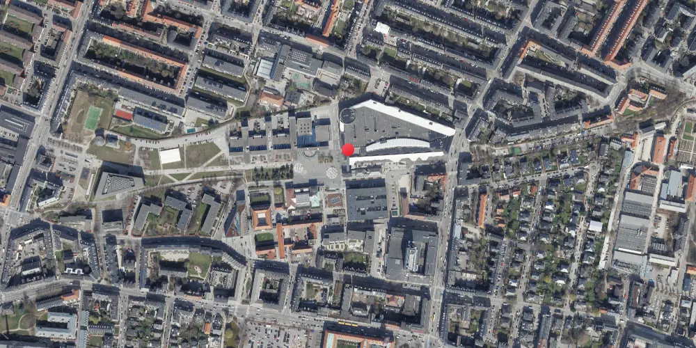 Historisk kort over Frederiksberg Station Historisk kort over Frederiksberg Station