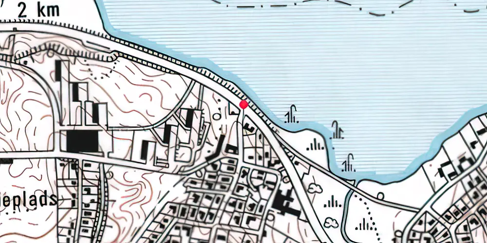 Historisk kort over Tved Byvej Trinbræt (uofficielt)