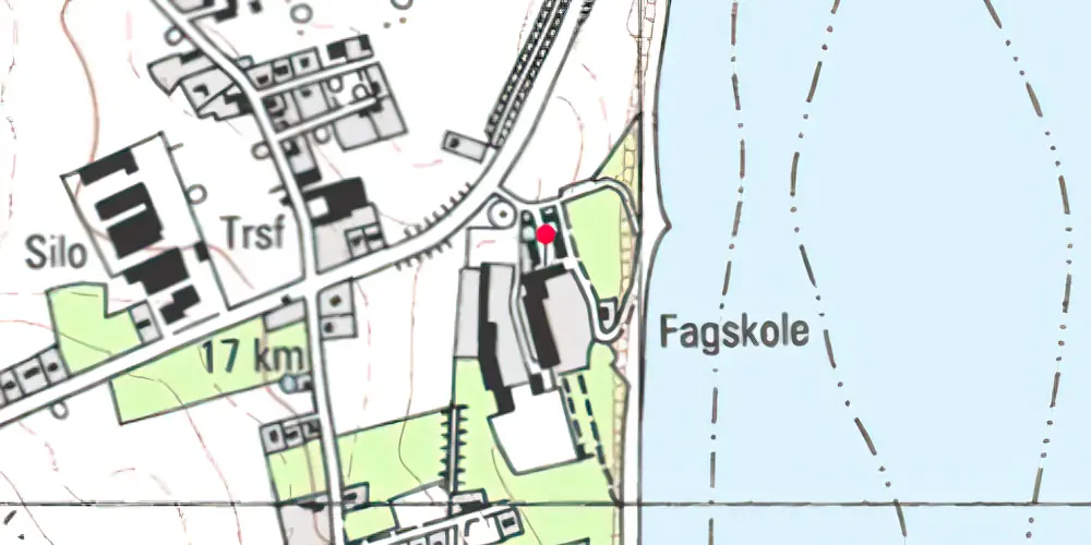 Historisk kort over Mommark Færgegård Stationskro Historisk kort over Mommark Færgegård Stationskro