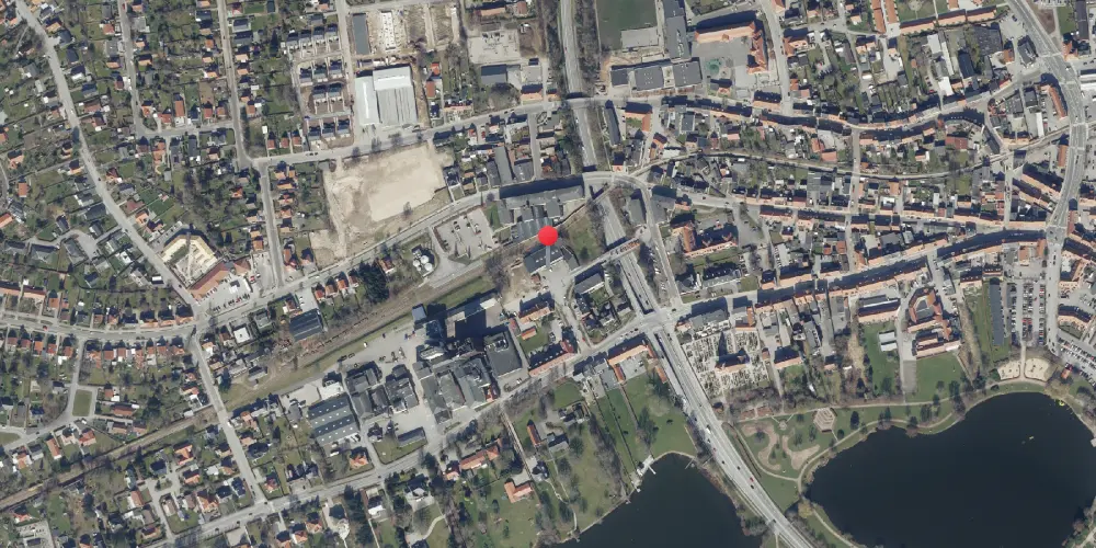 Historisk kort over Haderslev Vestbanegård Historisk kort over Haderslev Vestbanegård