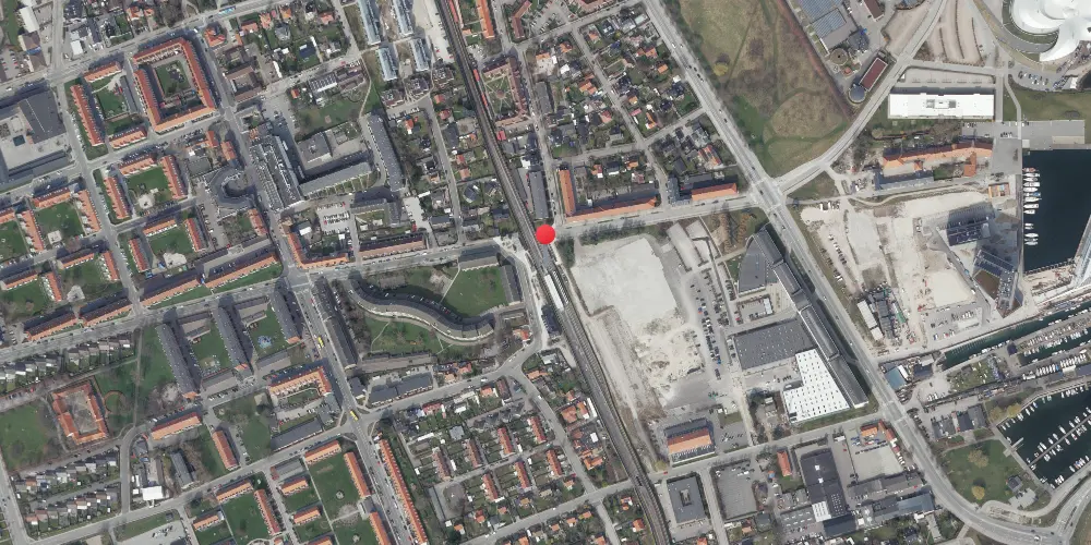 Historisk kort over Kastrup Metrostation Historisk kort over Kastrup Metrostation