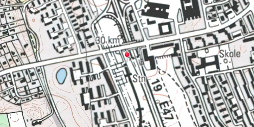 Historisk kort over Nærum Station Historisk kort over Nærum Station