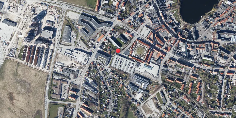 Historisk kort over Hillerød Lokal Station Historisk kort over Hillerød Lokal Station