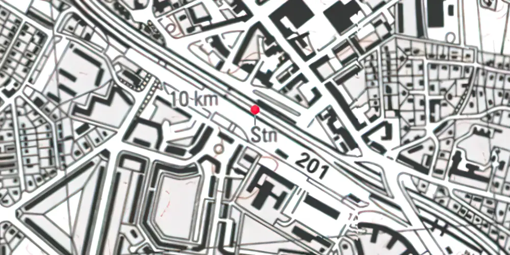 Historisk kort over Lyngby Station