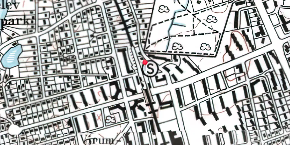 Historisk kort over Virum S-togsstation Historisk kort over Virum S-togsstation