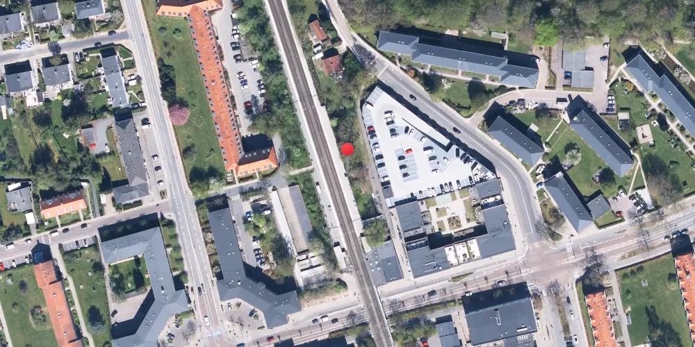 Historisk kort over Virum S-togsstation Historisk kort over Virum S-togsstation