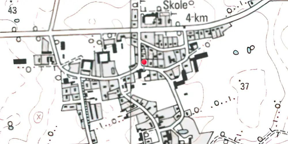 Historisk kort over Sønder Vilstrup Station Historisk kort over Sønder Vilstrup Station