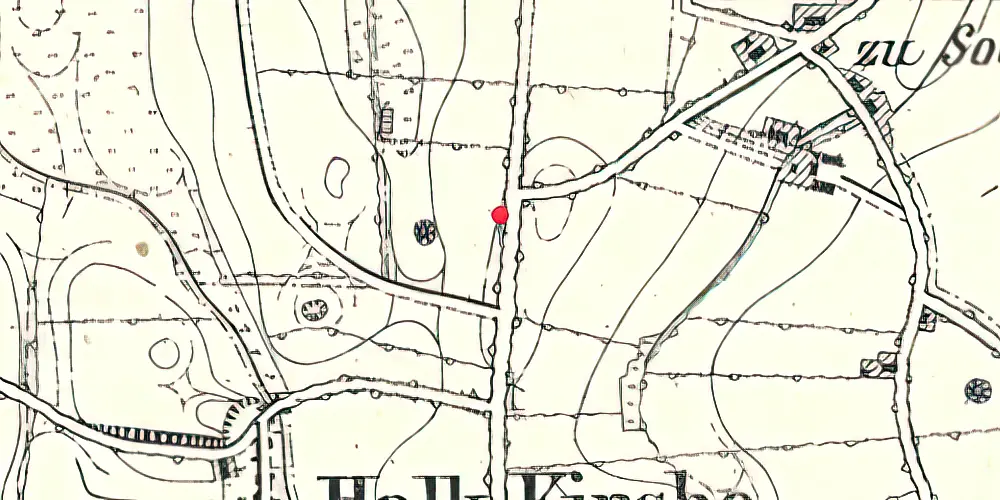 Historisk kort over Halk Station Historisk kort over Halk Station