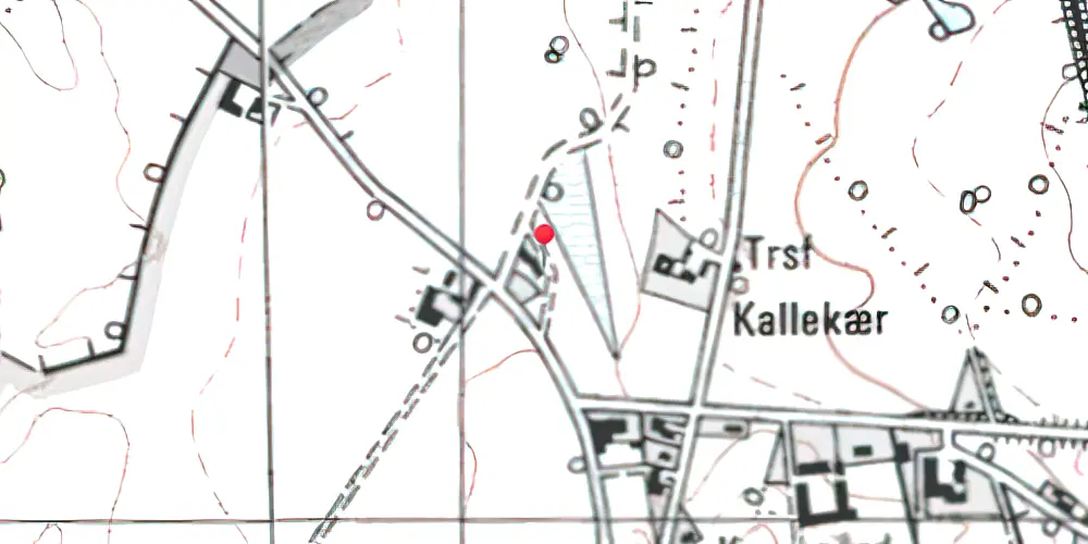 Historisk kort over Lerte Station Historisk kort over Lerte Station