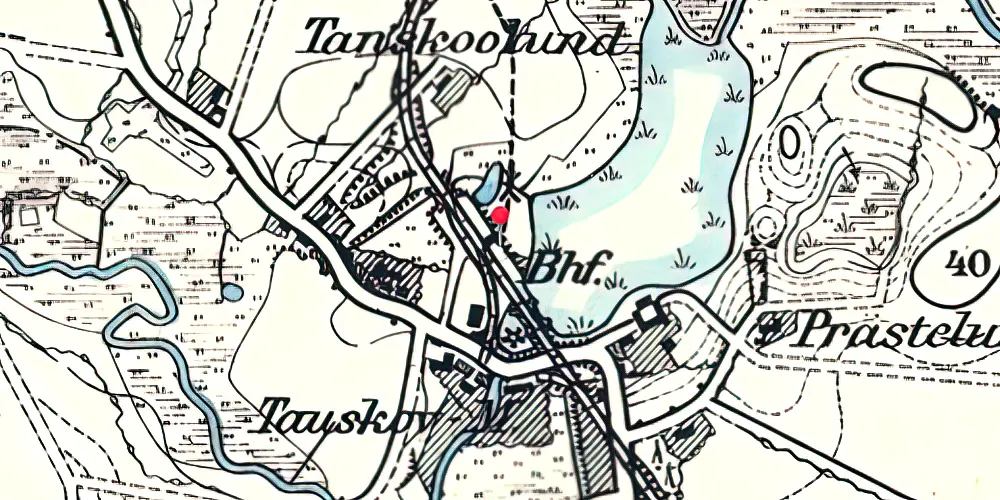 Historisk kort over Mølby (Tovskov) Station Historisk kort over Mølby (Tovskov) Station