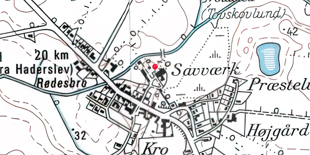 Historisk kort over Mølby (Tovskov) Station Historisk kort over Mølby (Tovskov) Station