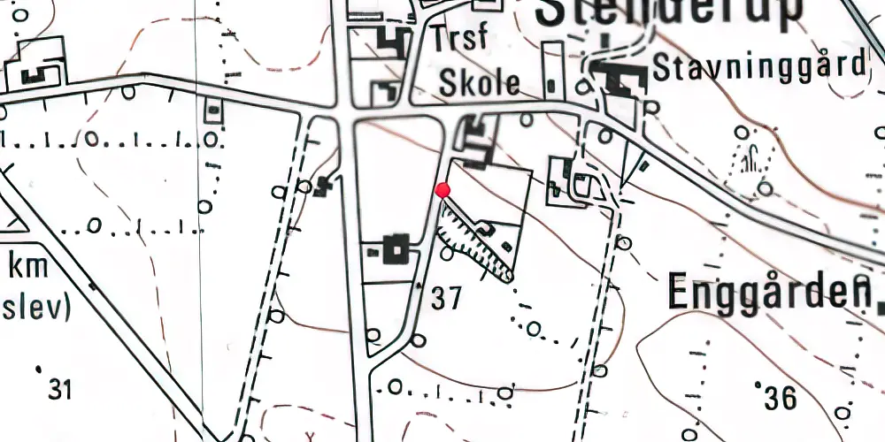 Historisk kort over Stenderup (HAB) Trinbræt Historisk kort over Stenderup (HAB) Trinbræt