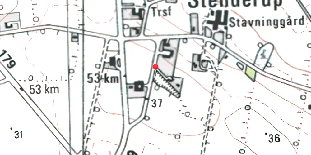 Historisk kort over Stenderup (HAB) Trinbræt Historisk kort over Stenderup (HAB) Trinbræt