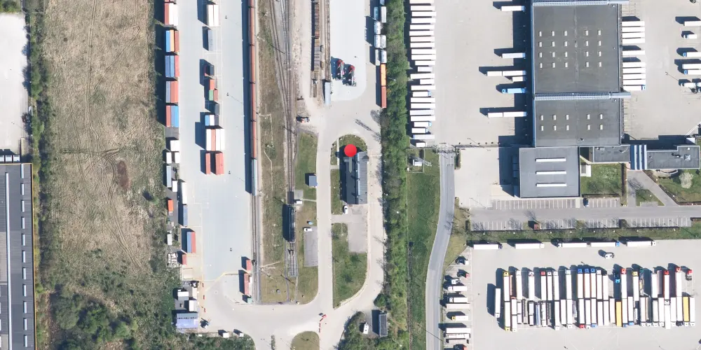 Historisk kort over Høje Taastrup Kombiterminal Historisk kort over Høje Taastrup Kombiterminal