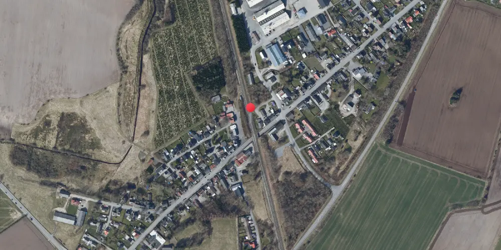 Historisk kort over Sommersted Teknisk Station Historisk kort over Sommersted Teknisk Station