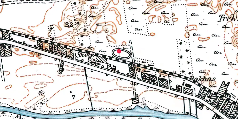 Historisk kort over Grenaa Havn Teknisk Station Historisk kort over Grenaa Havn Teknisk Station