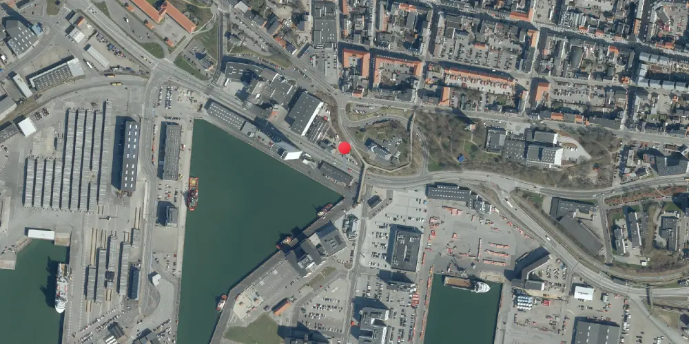 Historisk kort over Esbjerg Havn Teknisk Station Historisk kort over Esbjerg Havn Teknisk Station