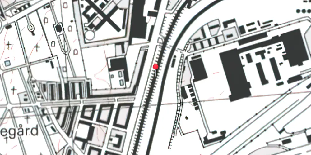 Historisk kort over Bavnehøj (Nord) Teknisk Station Historisk kort over Bavnehøj (Nord) Teknisk Station