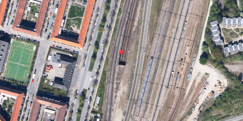 Historisk kort over Bavnehøj (Syd) Teknisk Station Historisk kort over Bavnehøj (Syd) Teknisk Station