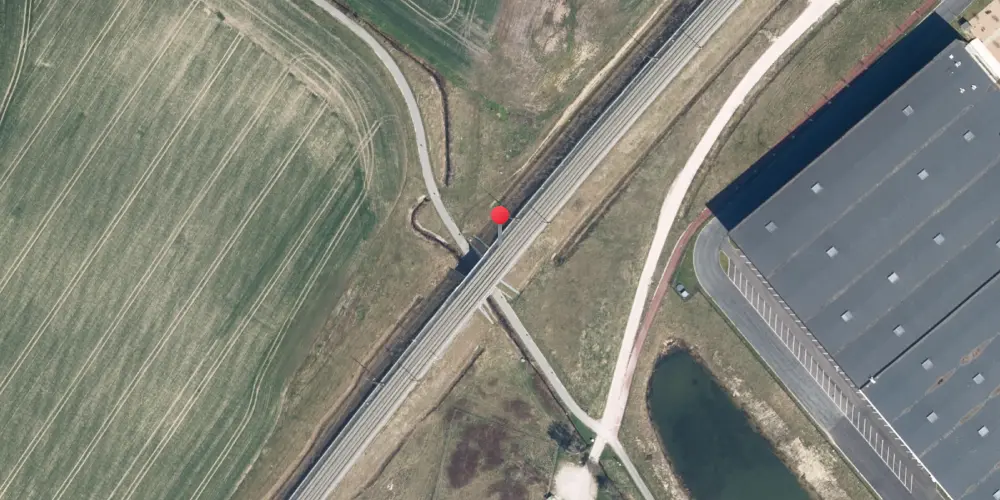 Historisk kort over Kildebrønde Teknisk Station Historisk kort over Kildebrønde Teknisk Station