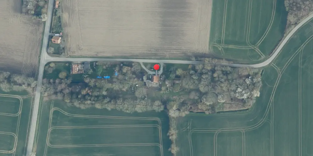 Historisk kort over Krogsbjerg Station Historisk kort over Krogsbjerg Station