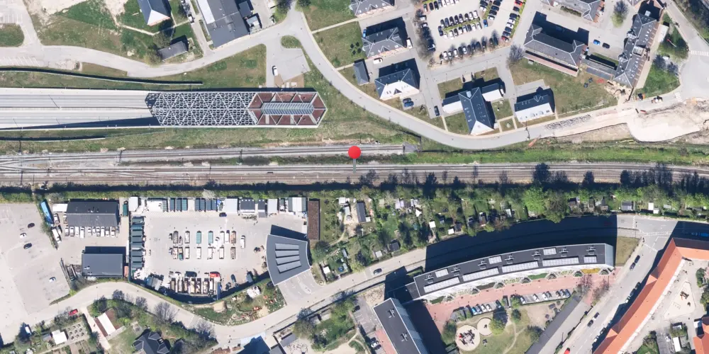 Historisk kort over Svanemøllen Teknisk Station Historisk kort over Svanemøllen Teknisk Station