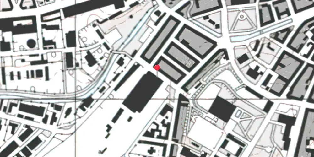 Historisk kort over Aarhus Godsbanegård Historisk kort over Aarhus Godsbanegård