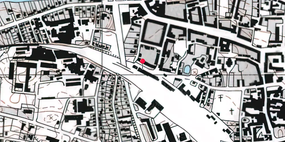 Historisk kort over Holbæk Banegård [1874-1972]