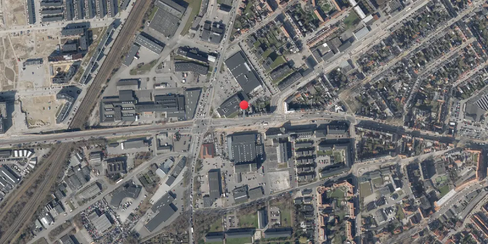 Historisk kort over Vesterbro Letbanestation Historisk kort over Vesterbro Letbanestation