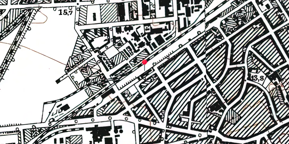 Historisk kort over Vestre Stationsvej Letbanestation Historisk kort over Vestre Stationsvej Letbanestation