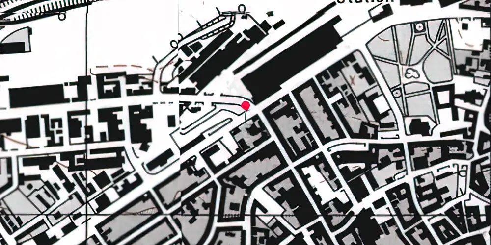 Historisk kort over Kongensgade Letbanestation Historisk kort over Kongensgade Letbanestation