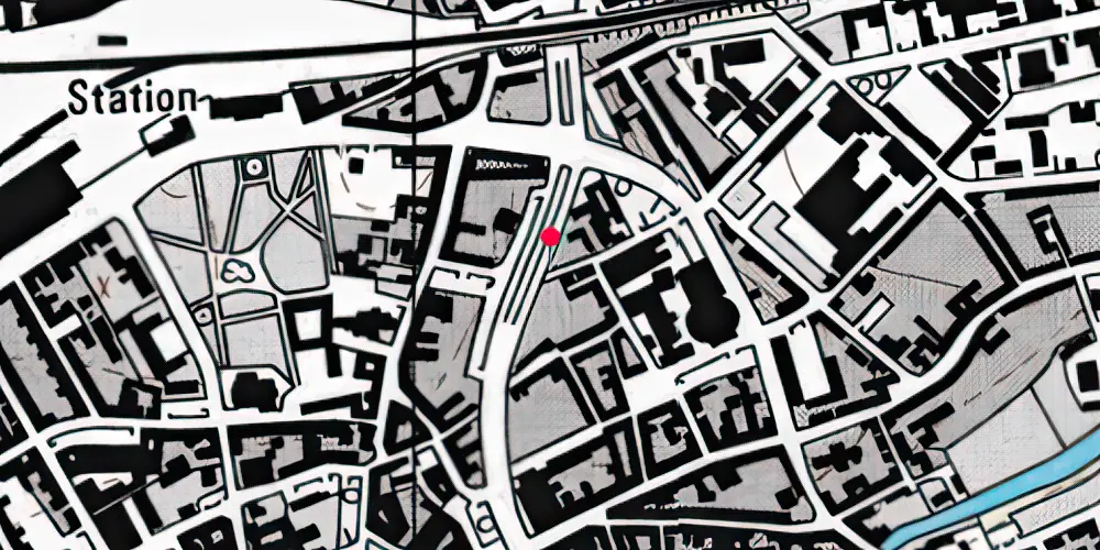 Historisk kort over Odeon Letbanestation Historisk kort over Odeon Letbanestation