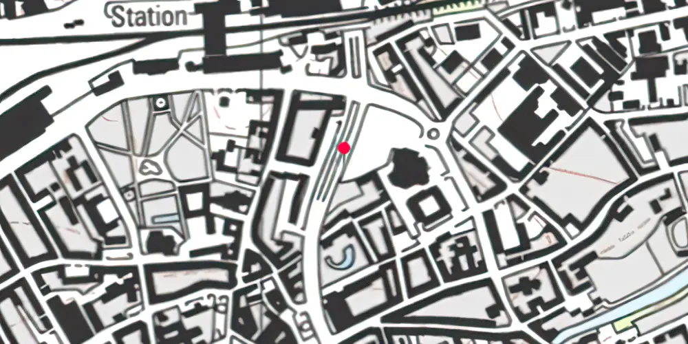 Historisk kort over Odeon Letbanestation Historisk kort over Odeon Letbanestation