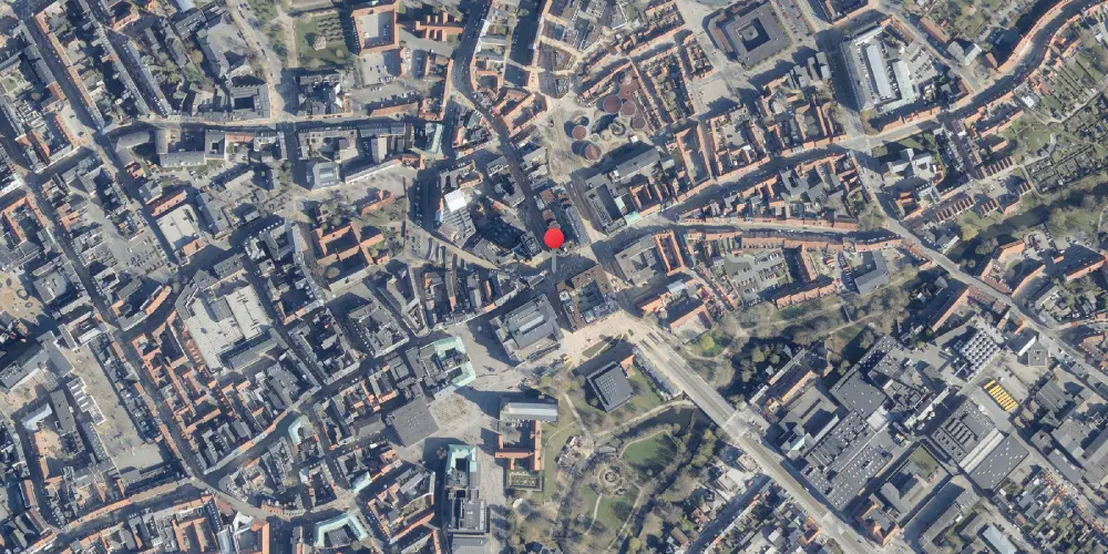 Historisk kort over Albani Torv Letbanestation Historisk kort over Albani Torv Letbanestation