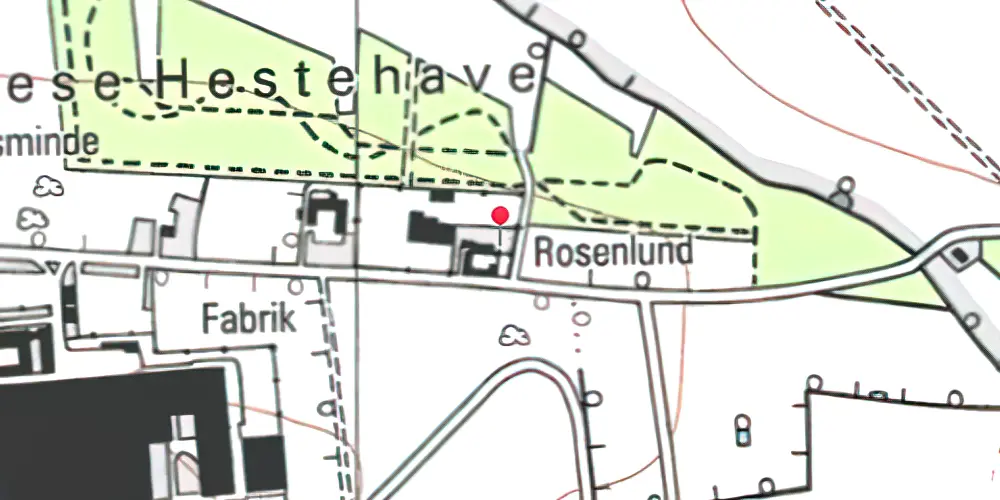 Historisk kort over Parkering Odense Syd Letbanestation Historisk kort over Parkering Odense Syd Letbanestation