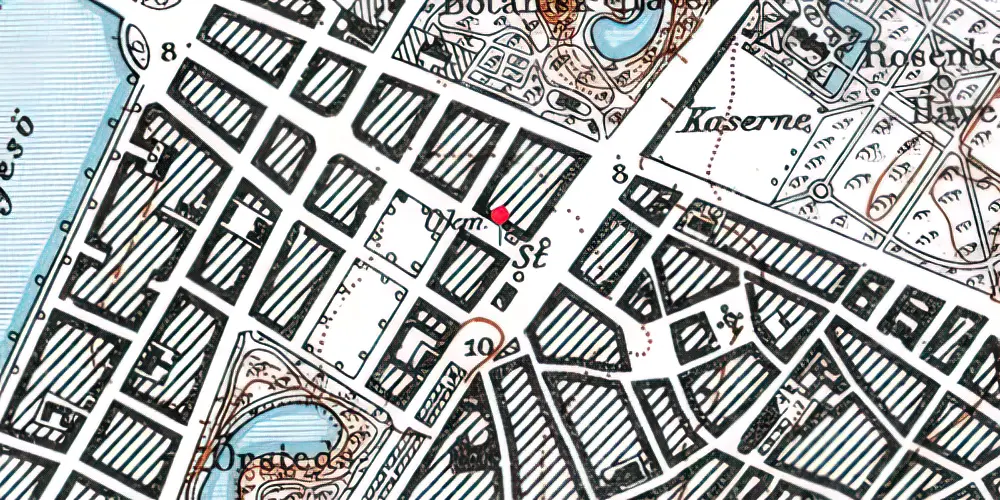 Historisk kort over Nørreport Metrostation Historisk kort over Nørreport Metrostation