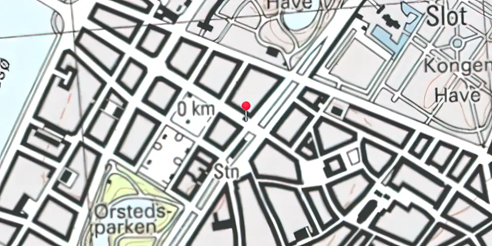 Historisk kort over Nørreport Metrostation Historisk kort over Nørreport Metrostation