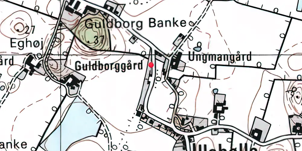 Historisk kort over Illebølle Station Historisk kort over Illebølle Station