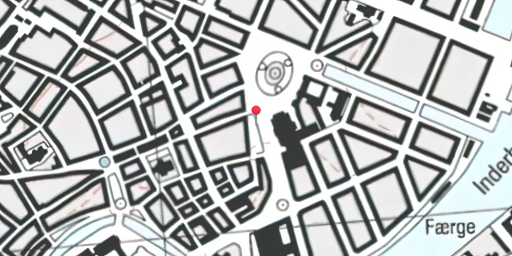 Historisk kort over Kongens Nytorv Metrostation Historisk kort over Kongens Nytorv Metrostation