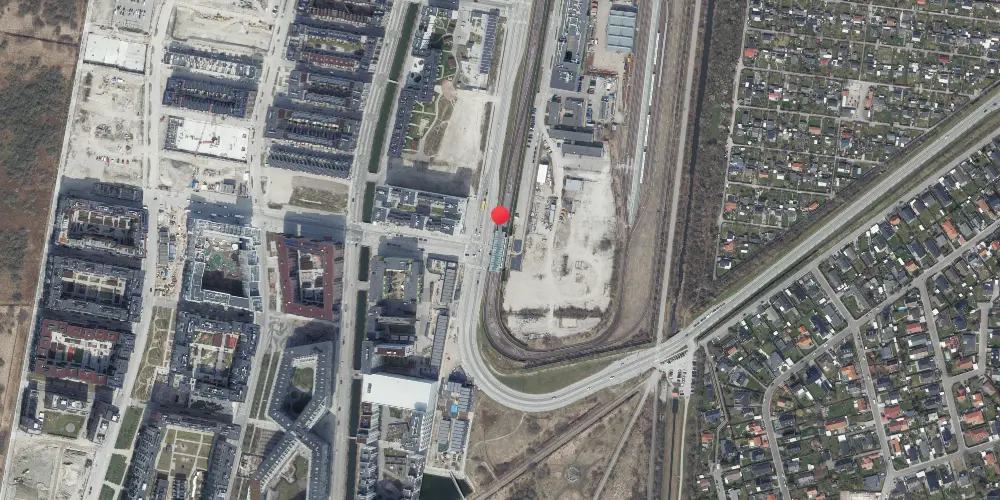 Historisk kort over Vestamager Metrostation Historisk kort over Vestamager Metrostation