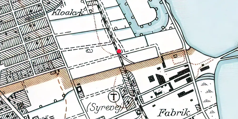 Historisk kort over Femøren Metrostation Historisk kort over Femøren Metrostation