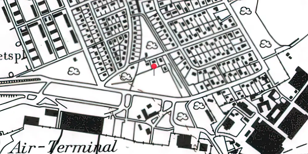 Historisk kort over Københavns Lufthavn Metrostation Historisk kort over Københavns Lufthavn Metrostation