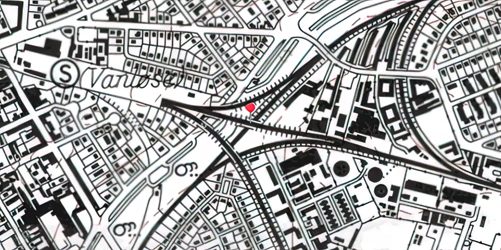 Historisk kort over Flintholm Metrostation Historisk kort over Flintholm Metrostation