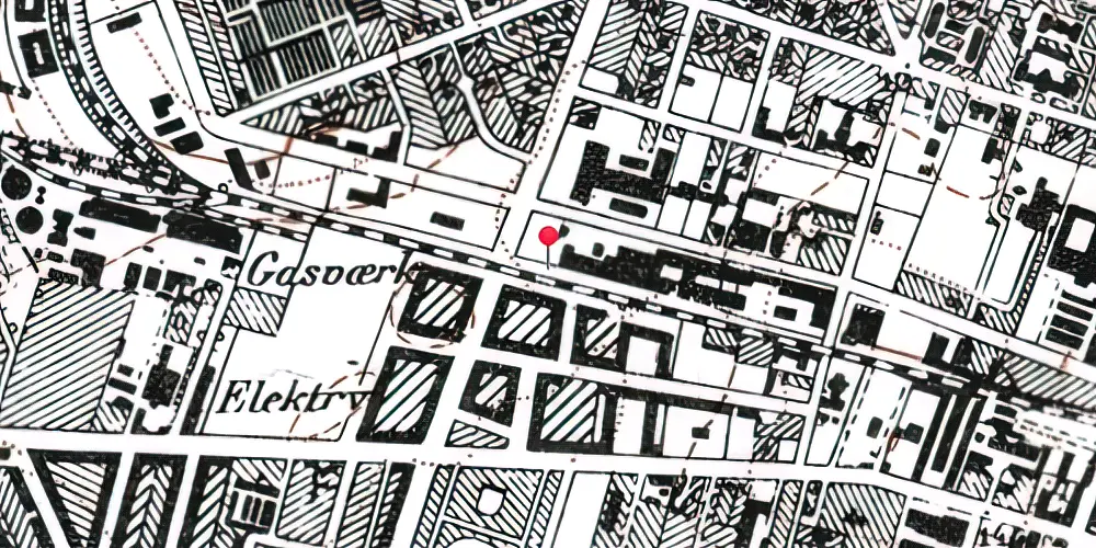 Historisk kort over Lindevang Metrostation Historisk kort over Lindevang Metrostation