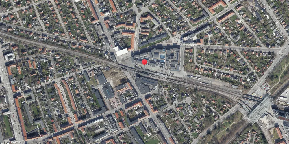 Historisk kort over Vanløse Metrostation Historisk kort over Vanløse Metrostation