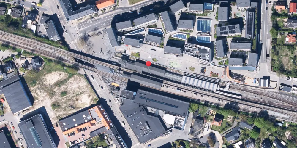 Historisk kort over Vanløse Metrostation Historisk kort over Vanløse Metrostation