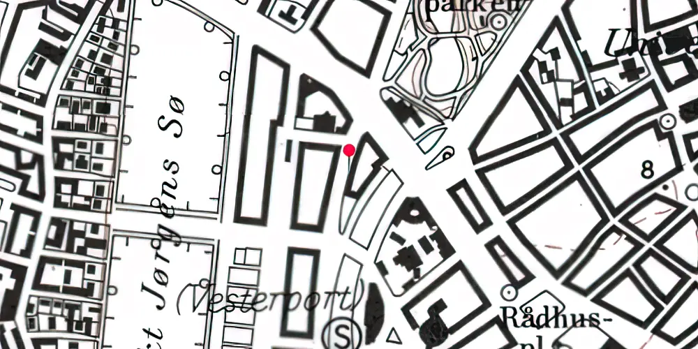 Historisk kort over Nord Banegården Historisk kort over Nord Banegården
