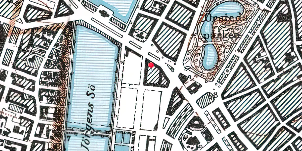 Historisk kort over Holte Banegården [1896-1917]