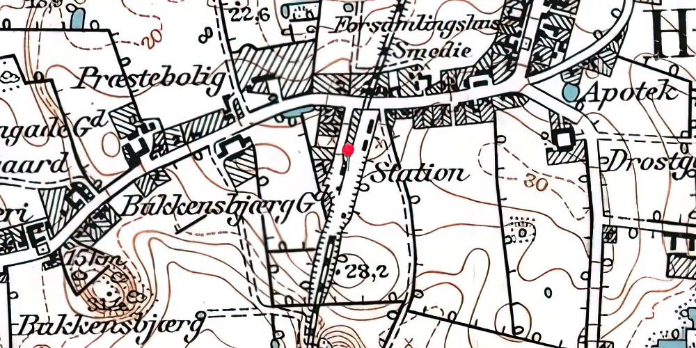 Historisk kort over Humble Station Historisk kort over Humble Station