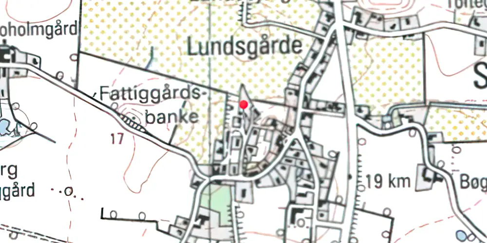 Historisk kort over Nordenbro Station Historisk kort over Nordenbro Station